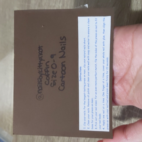 Cartoon Press On Nails - Picture 2 of 3